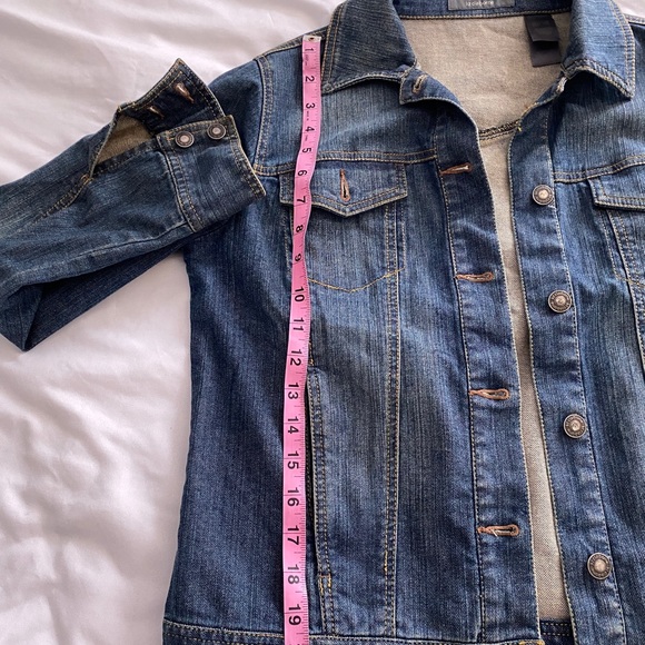 Liz Claiborne, SZ small Blue Jean jacket, 2 front pockets and two side pockets - Picture 16 of 16